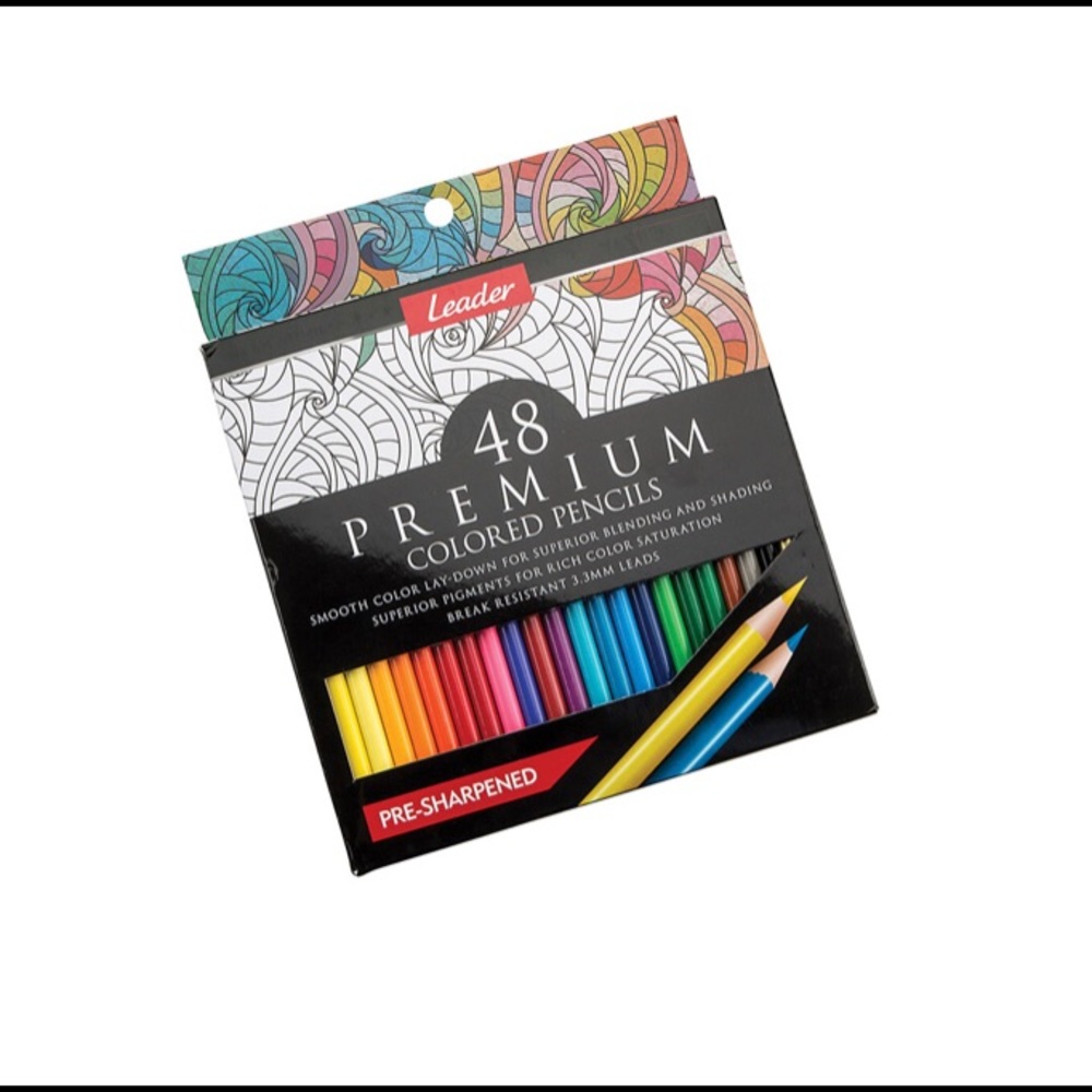 Premium Colored Pencils, 48 Count